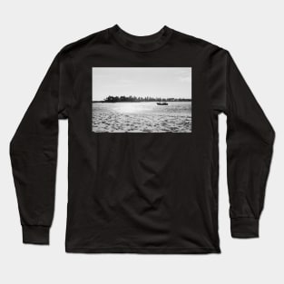 Fishing Boat in Bahia Brazil Shot on Film Long Sleeve T-Shirt